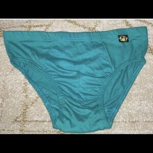Vintage Men's Body Glove Bikini Cotton Briefs Teal Green Underwear M New